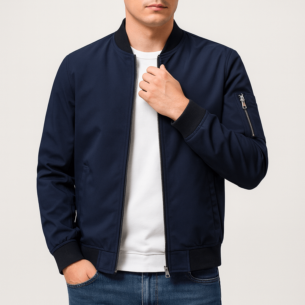 LUXEOUTFIT | Full-Zip Bomber
