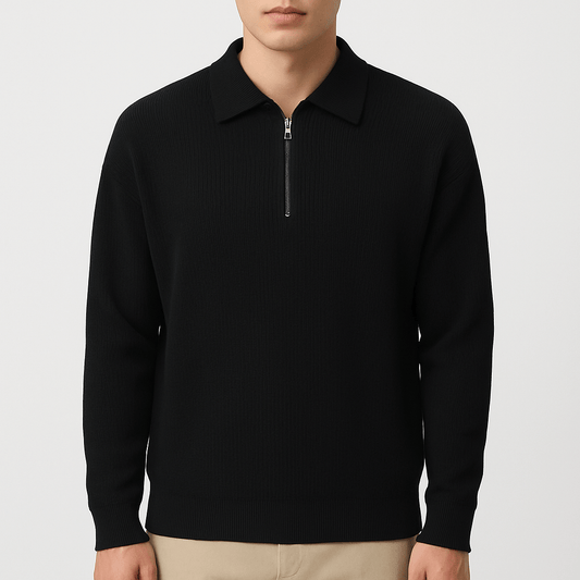 LUXEOUTFIT | Half-Zip Sweater