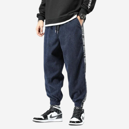 LUXEOUTFIT | Corduroy Jogger Trousers