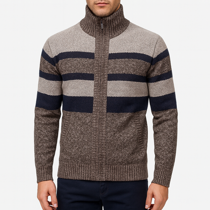 LUXEOUTFIT | Knit Zip Jacket