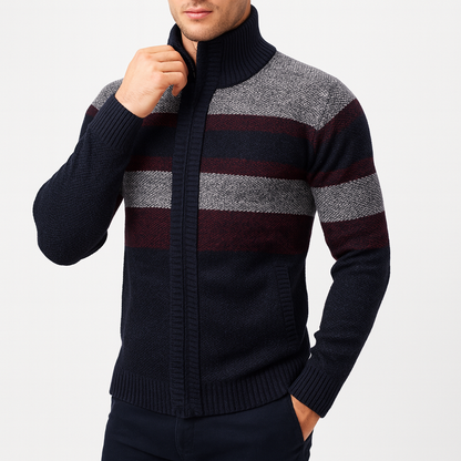 LUXEOUTFIT | Knit Zip Jacket