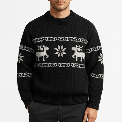 LUXEOUTFIT | Reindeer Knit Sweater