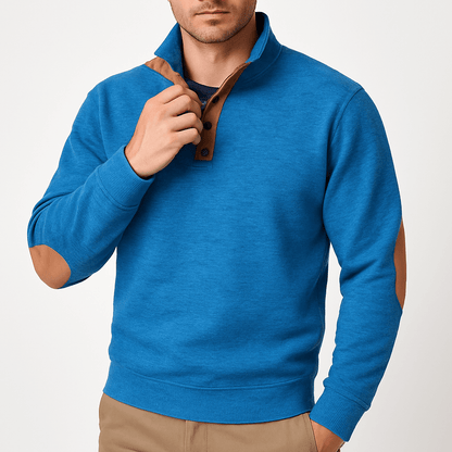 LUXEOUTFIT | Button Neck Jumper
