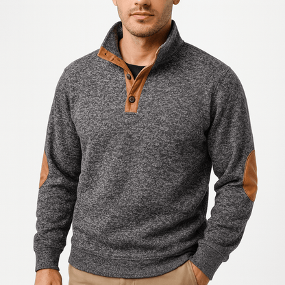 LUXEOUTFIT | Button Neck Jumper