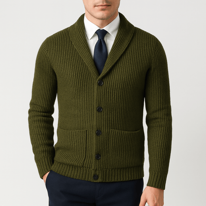 LUXEOUTFIT | Button-Up Knit Cardigan