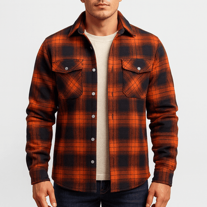 LUXEOUTFIT | Checked Bomber Jacket
