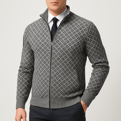 LUXEOUTFIT | Fitted Knit Cardigan