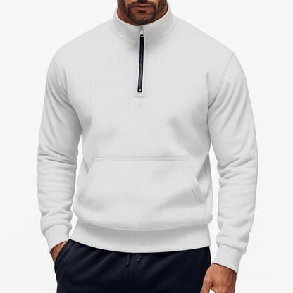 LUXEOUTFIT | Half-Zip Sweatshirt