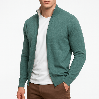 LUXEOUTFIT | Knit Zip Vest
