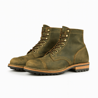 LUXEOUTFIT | Leather Ankle Boots