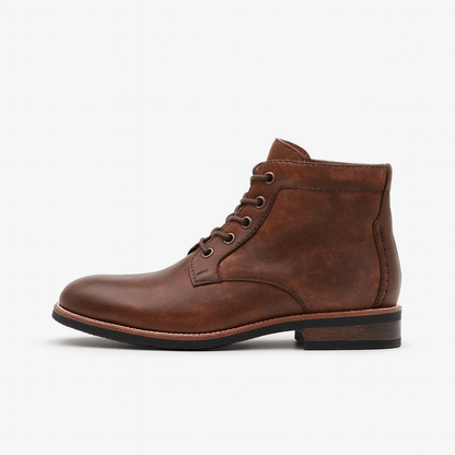 LUXEOUTFIT | Leather Lace Boots