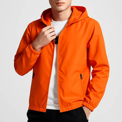 LUXEOUTFIT | Lightweight Waterproof Hooded Windbreaker