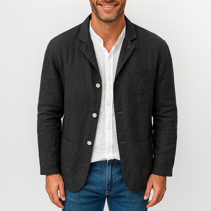 LUXEOUTFIT | Linen Blazer Ease