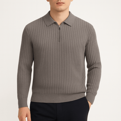 LUXEOUTFIT | Merino Quarter Zip