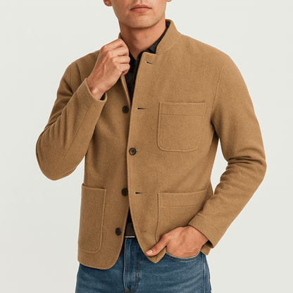 LUXEOUTFIT | Multi-Pocket Thermal Cardigan