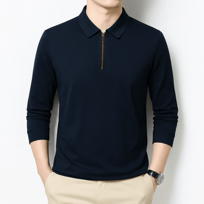 LUXEOUTFIT | Relaxed Half-Zip Sweater