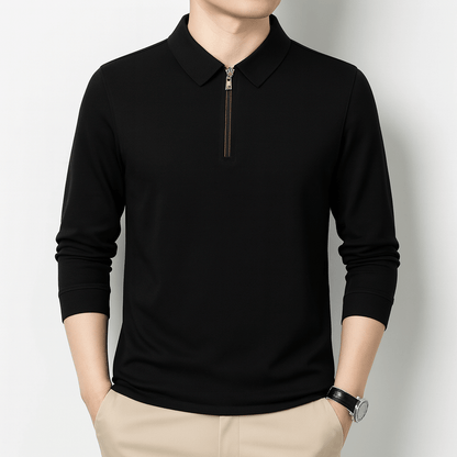 LUXEOUTFIT | Relaxed Half-Zip Sweater