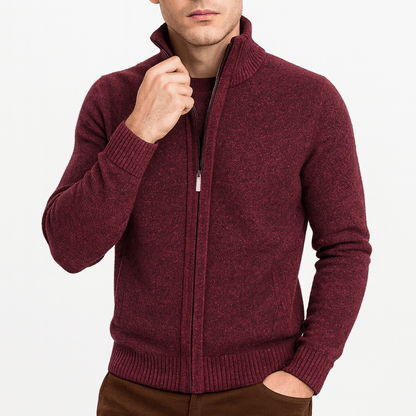 LUXEOUTFIT | Slim Wool Cardigan