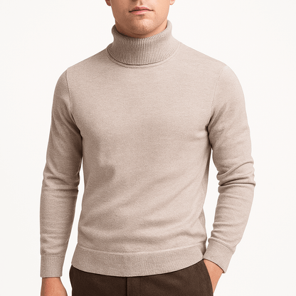 LUXEOUTFIT | Solid Turtleneck Sweater