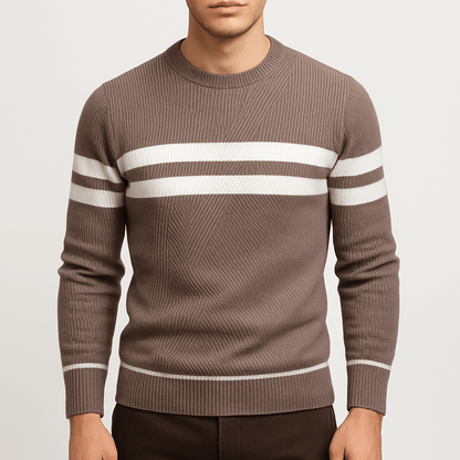LUXEOUTFIT | Striped Knit Jumper