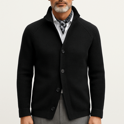 LUXEOUTFIT | Textured Knit Cardigan