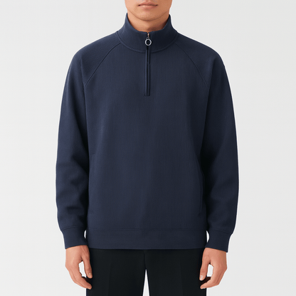 LUXEOUTFIT | Waffle Knit Sweatshirt