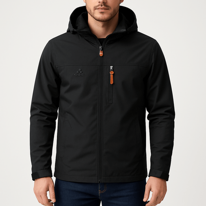 LUXEOUTFIT | Waterproof Hooded Rain Jacket