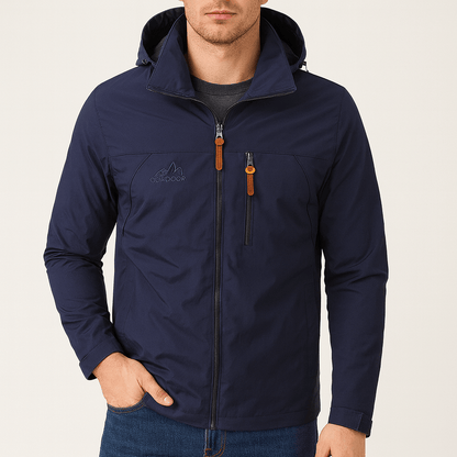 LUXEOUTFIT | Waterproof Hooded Rain Jacket