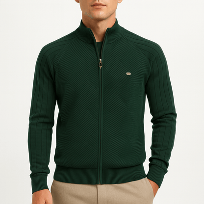 LUXEOUTFIT | Wool Blend Knitted Jacket