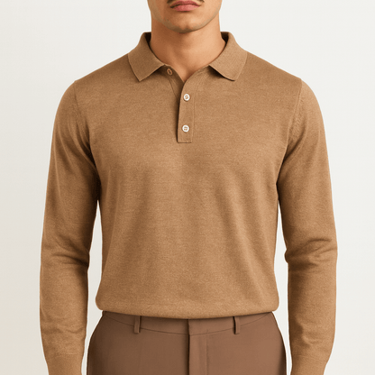 LUXEOUTFIT | Wool Polo Sweater