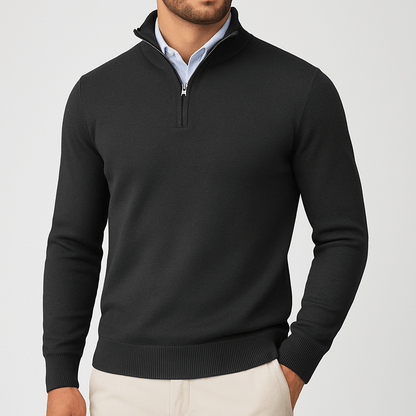 LUXEOUTFIT | Zip Collar Pullover