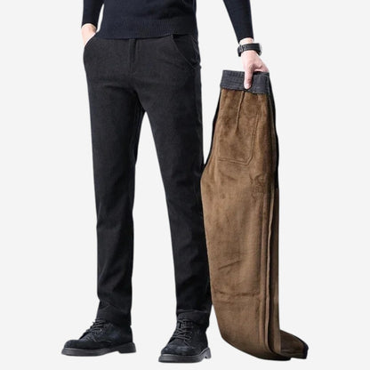 LUXEOUTFIT | Corduroy Fleece Trousers