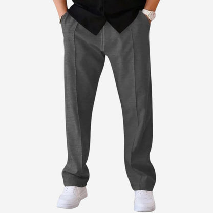 LUXEOUTFIT | Loose Straight Trousers