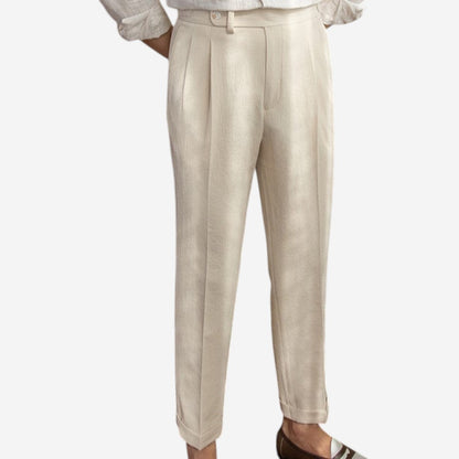 LUXEOUTFIT | Pleated Work Trousers